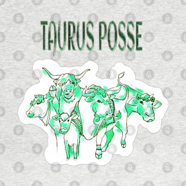 Taurus Posse - Emerald Herd - Back by Subversive-Ware 